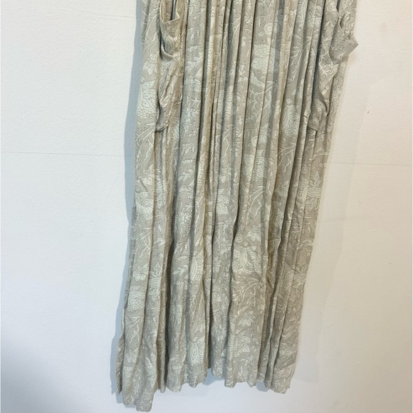 Jen’s Pirate Booty Earth Toned Side Slit Deep V Midi Dress SIZE SMALL - Picture 3 of 6